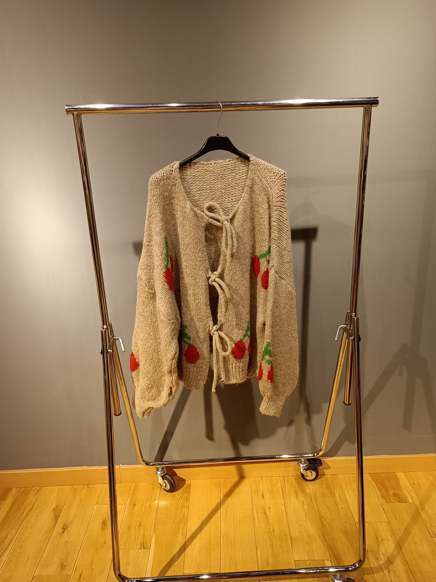 Cardigan "Cherry" Beige