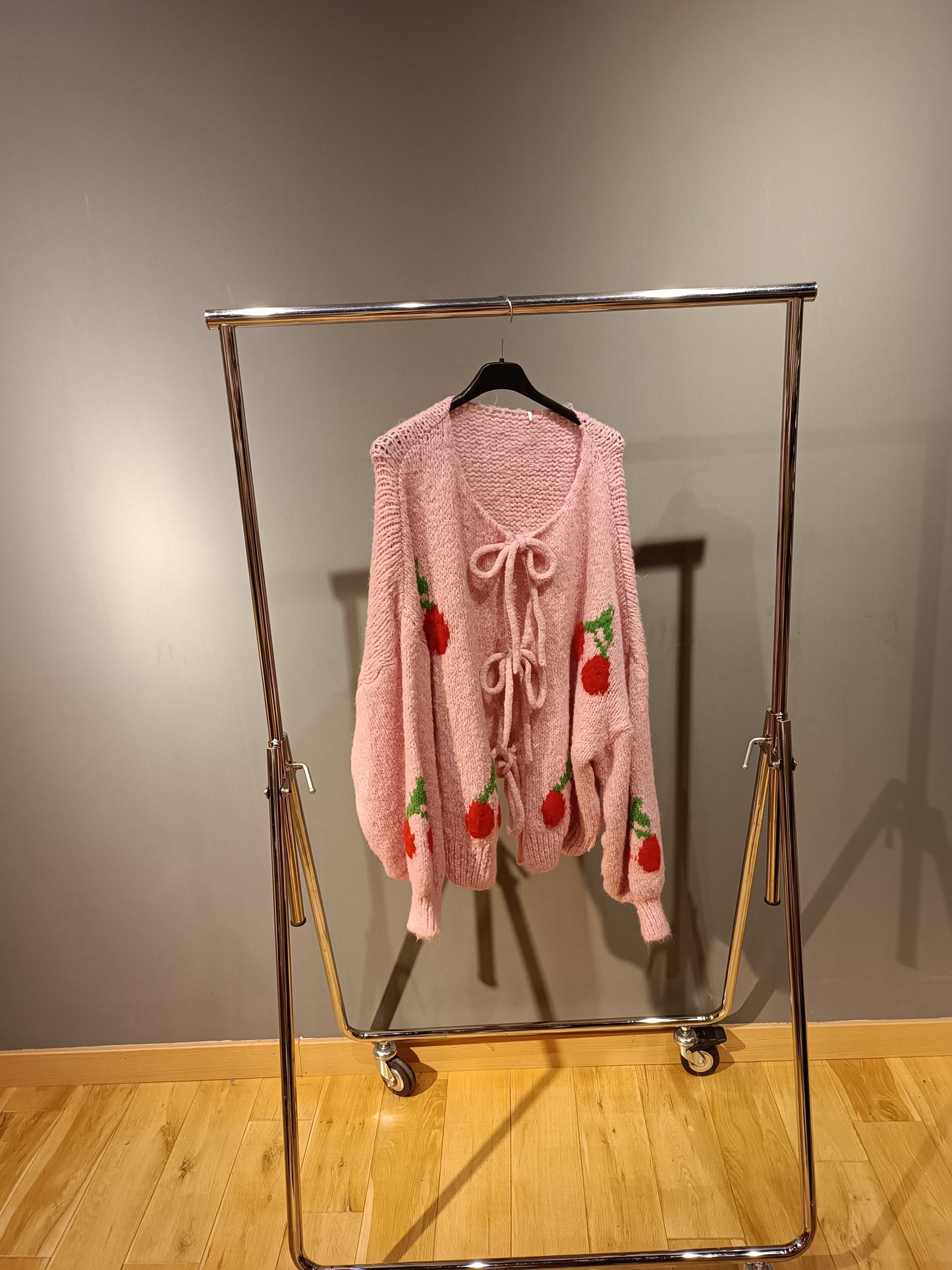 Cardigan "Cherry" Rosa