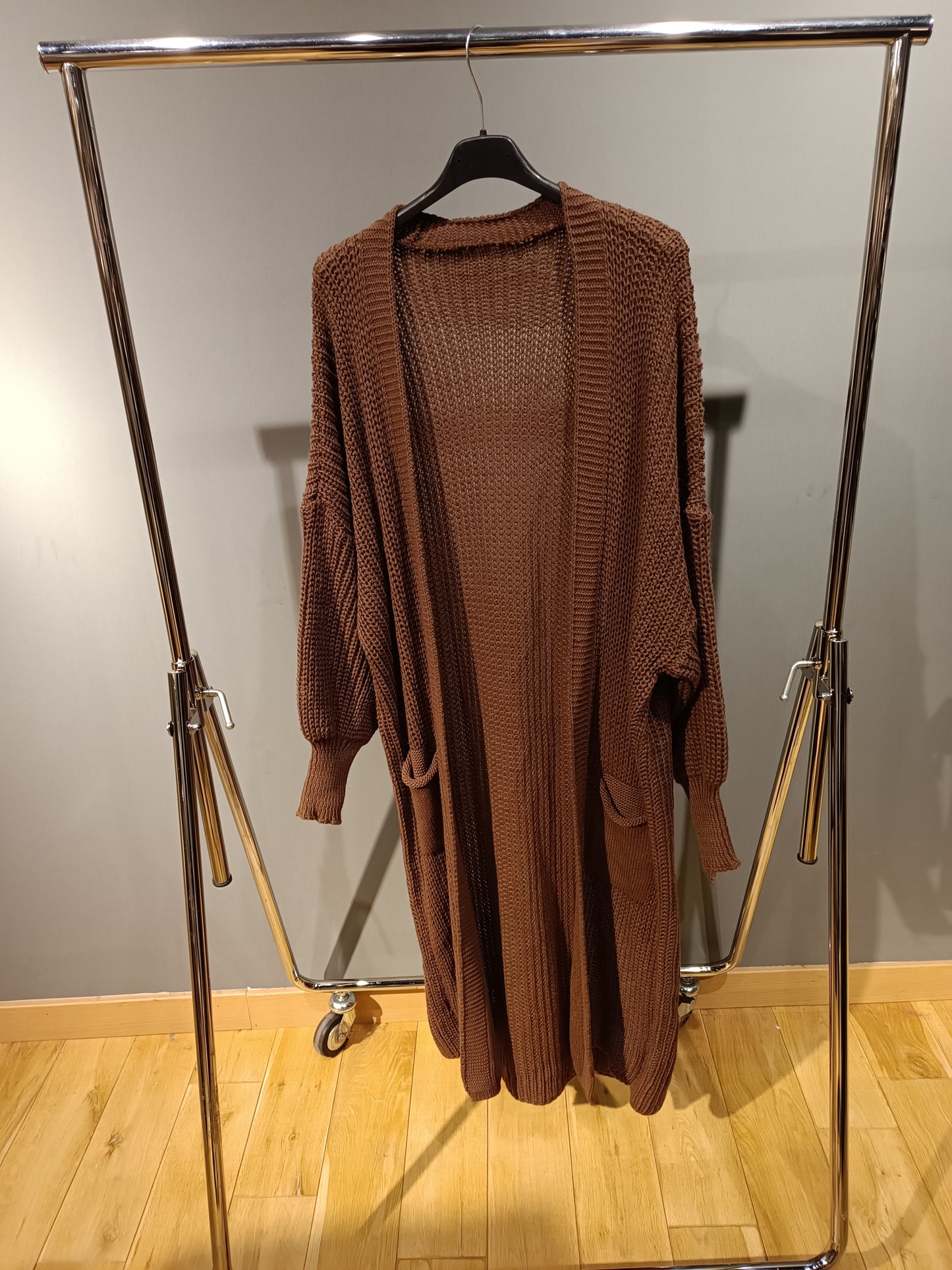 Grobstrick Cardigan 'Braun'